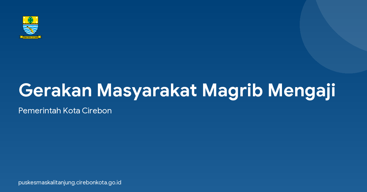 Gerakan Masyarakat Magrib Mengaji