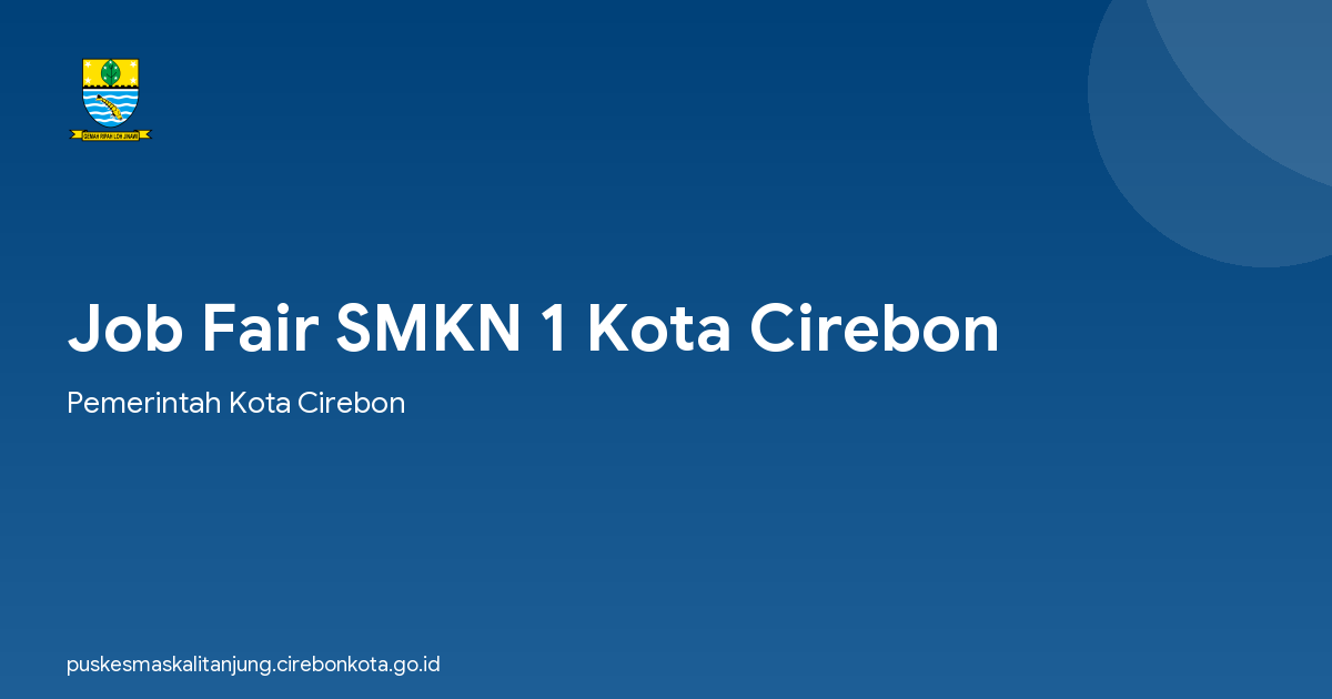 Job Fair SMKN 1 Kota Cirebon