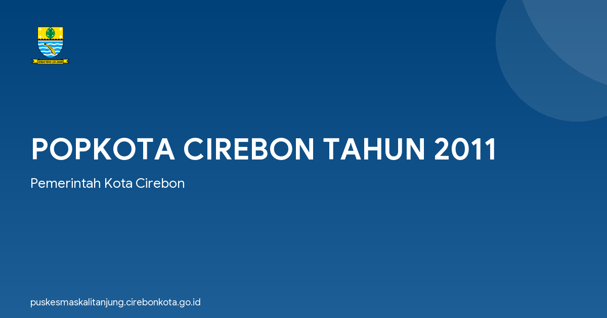POPKOTA CIREBON TAHUN 2011