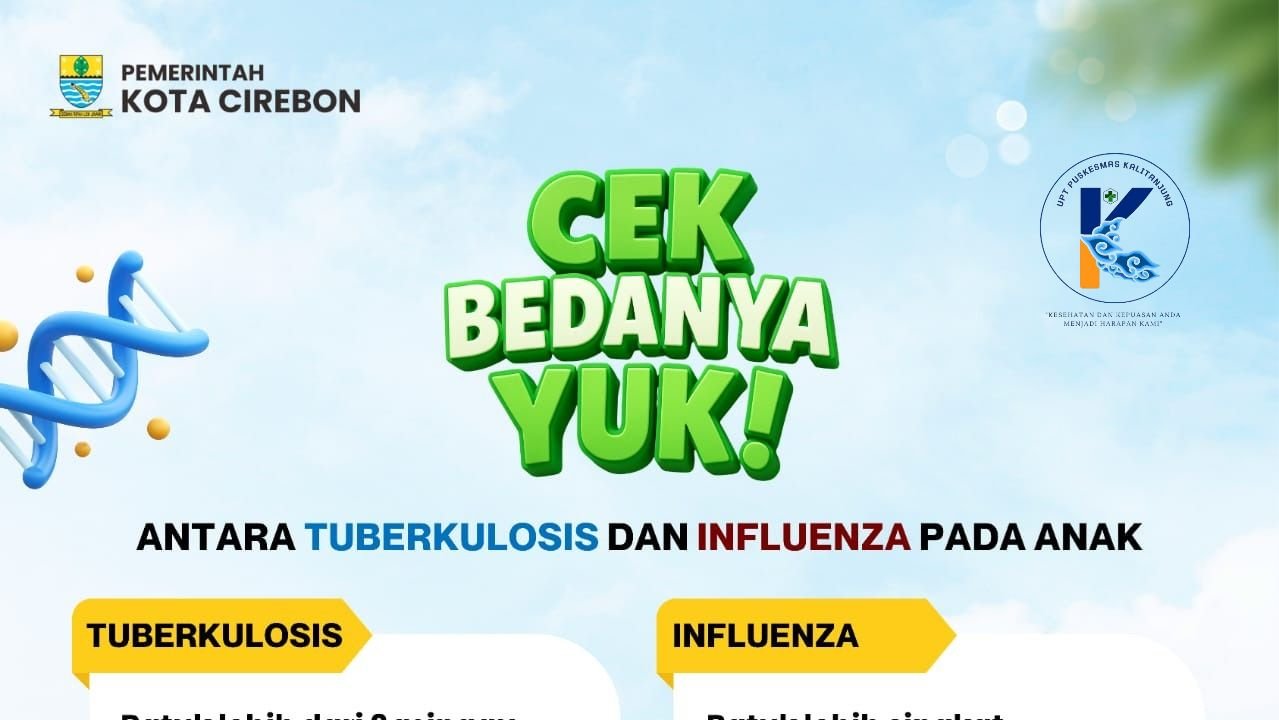 Cek Bedanya Yuk 
Tuberkulosis vs Influenza pada Anak