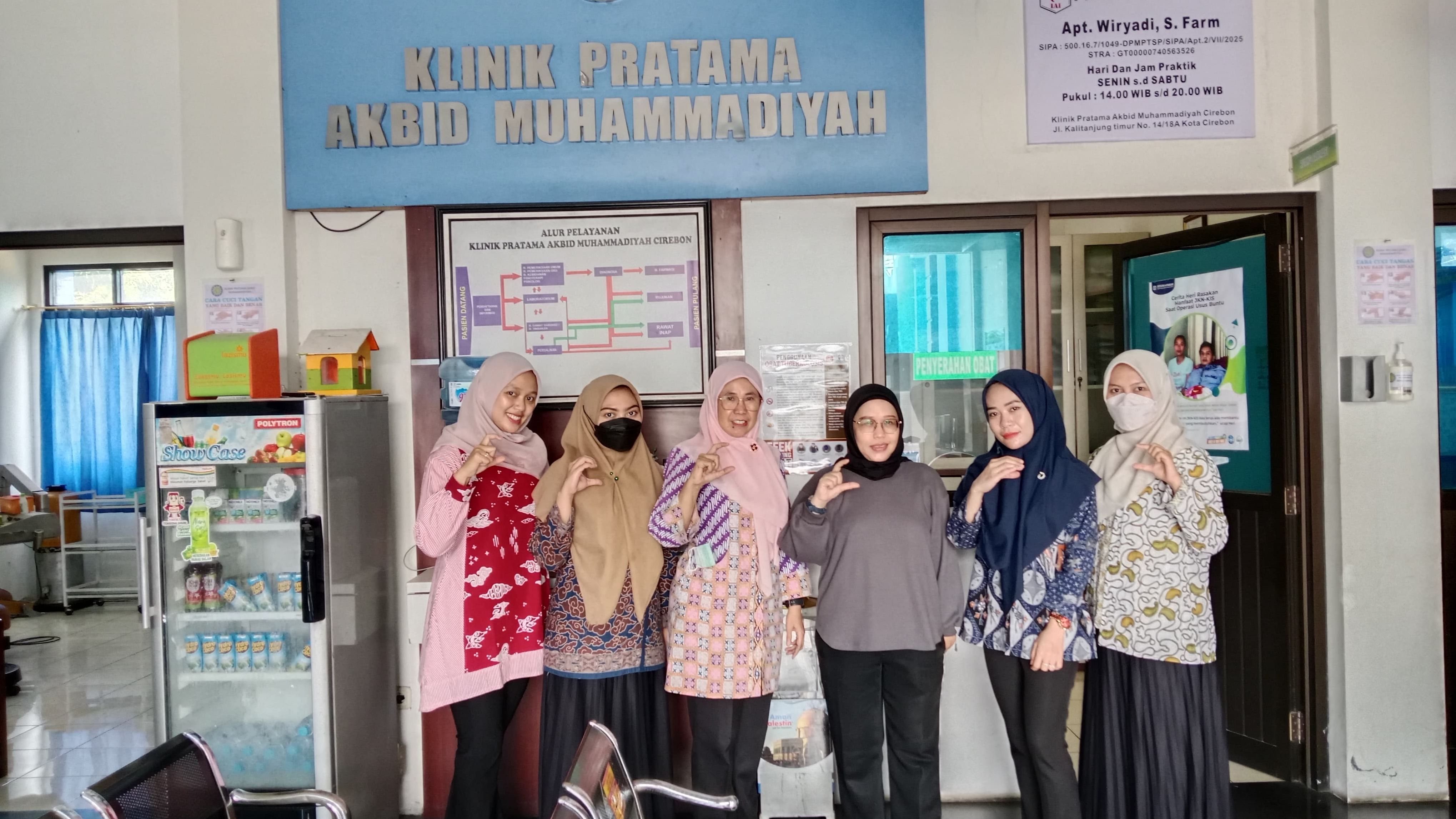 Kegiatan Jejaring Fasyankes Puskesmas Kalitanjung dengan Klinik Akbid Muhammadiyah Kota Cirebon
