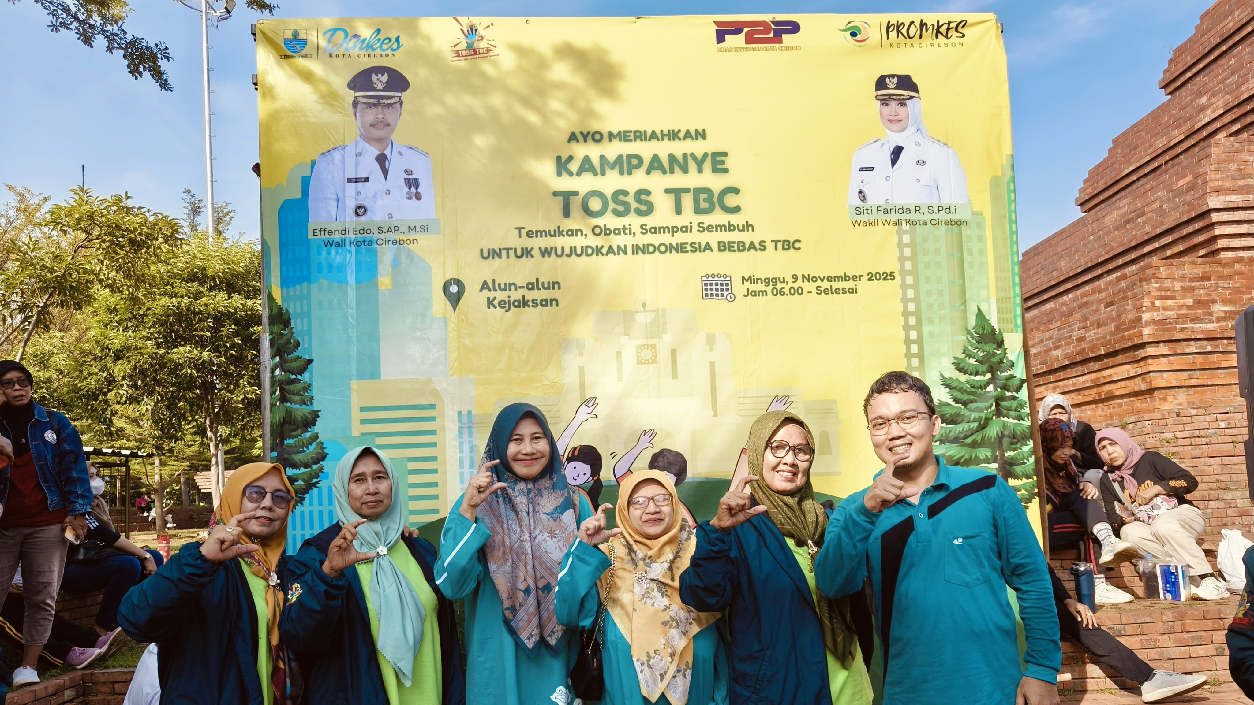 Puskesmas Kalitanjung Ikuti Kampanye Penuntasan Tuberkulosis (TBC) di Kota Cirebon