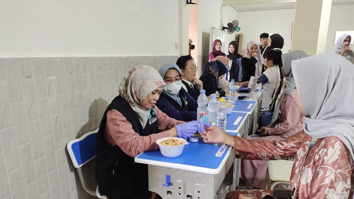 Puskesmas Kalitanjung Gelar Cek Kesehatan Gratis di Pondok Pesantren Kampung Quran