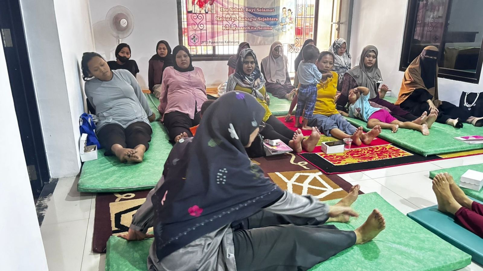 Puskesmas Kalitanjung Gelar Pertemuan Kelas Ibu Hamil ke 4