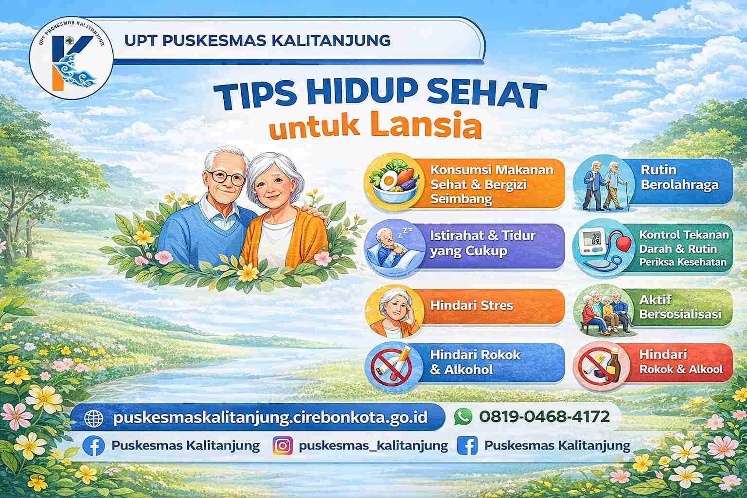 TIPS HIDUP SEHAT UNTUK LANSIA