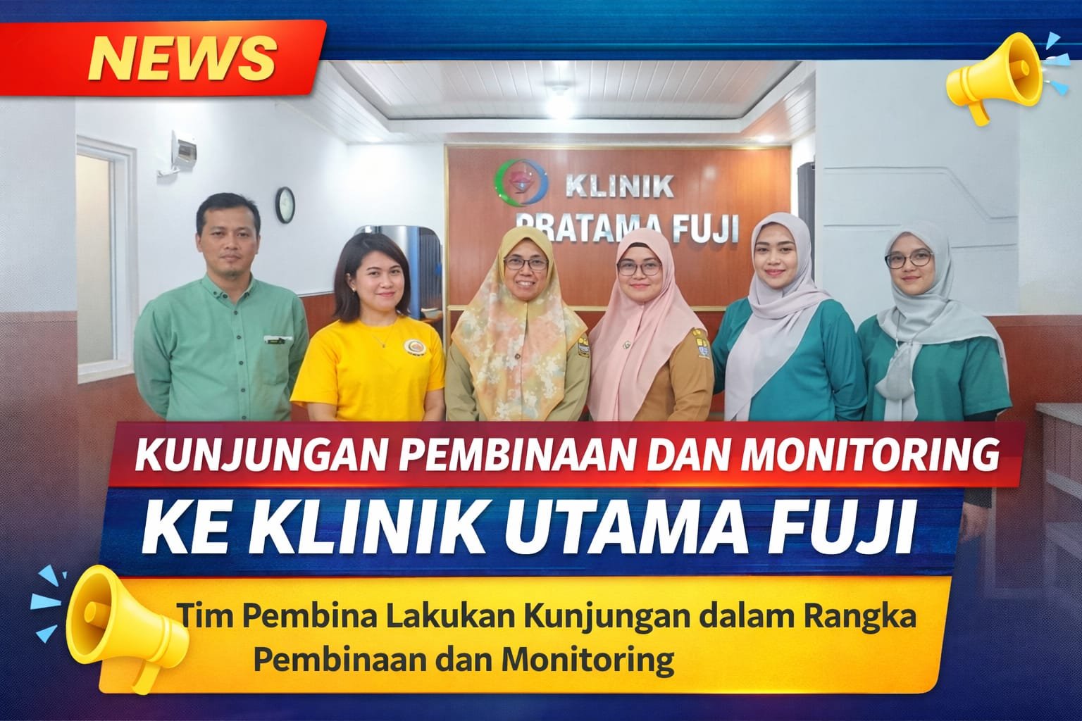 Kunjungan Pembinaan dan Monitoring Klinik Utama Puji Terkait Persiapan Pelayanan Imunisasi dan Pengelolaan Limbah Medis
