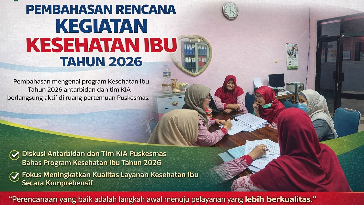 Pembahasan Rencana Kegiatan Kesehatan Ibu Tahun 2026