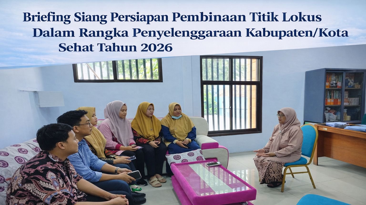 Briefing Siang Persiapan Pembinaan Titik Lokus