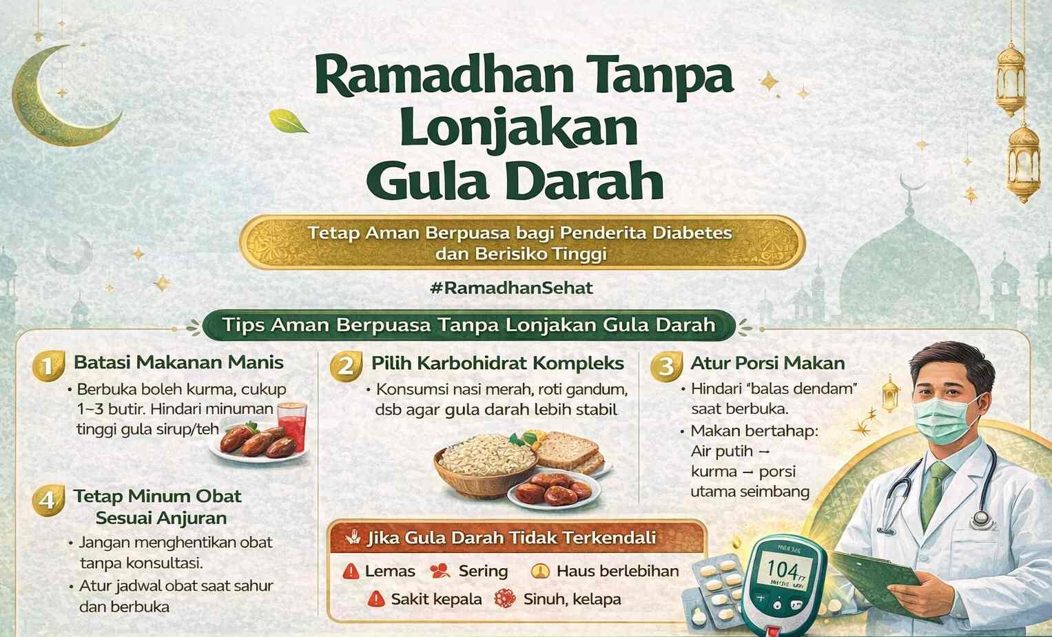 Ramadhan Tanpa Lonjakan Gula Darah
