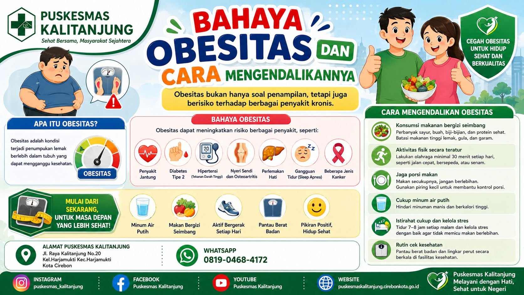 Bahaya Obesitas dan Cara Mengendalikannya