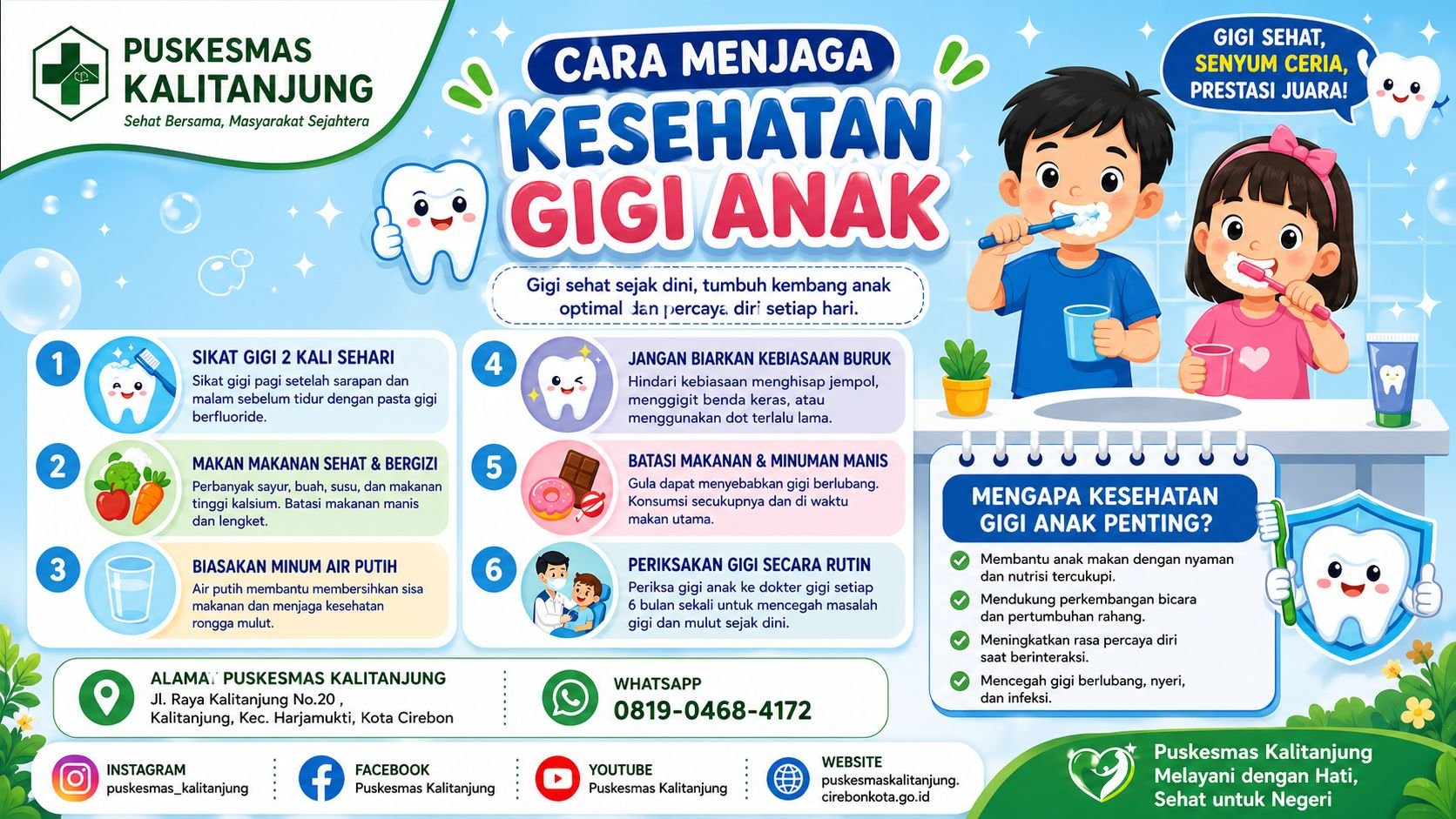 Cara Menjaga Kesehatan Gigi Anak
