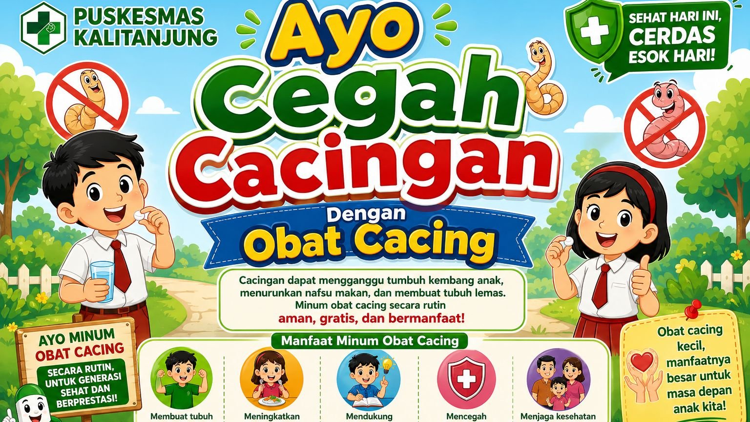 Ayo Cegah Cacingan Dengan Obat Cacing