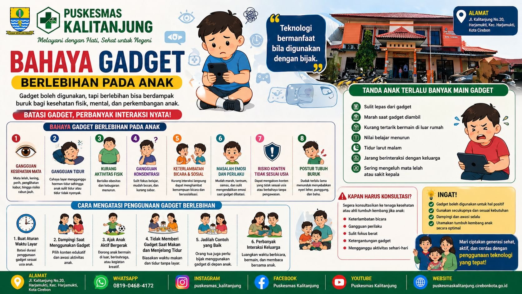 Bahaya Gadget Berlebihan pada Anak
