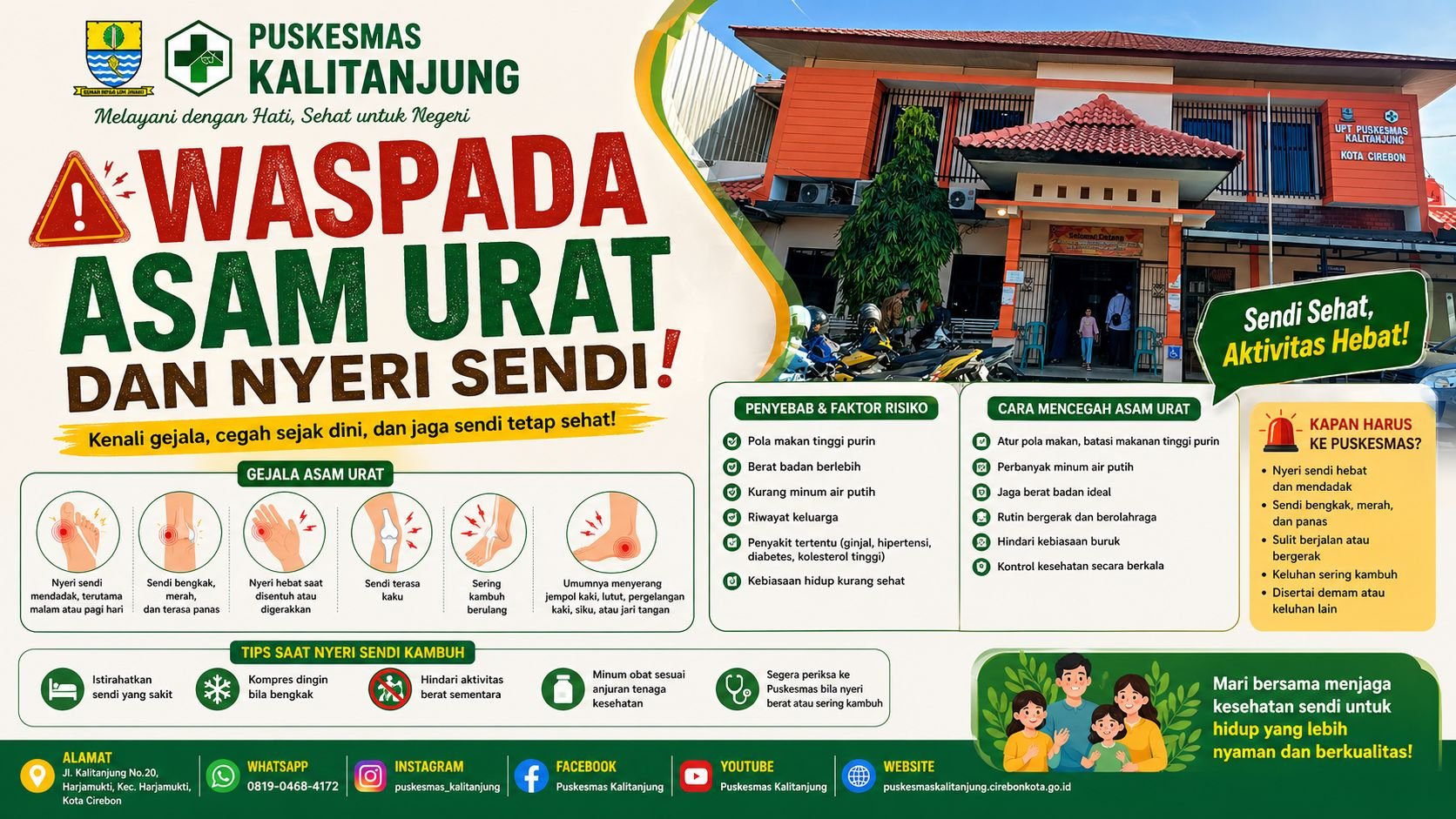 Waspada Asam Urat dan Nyeri Sendi