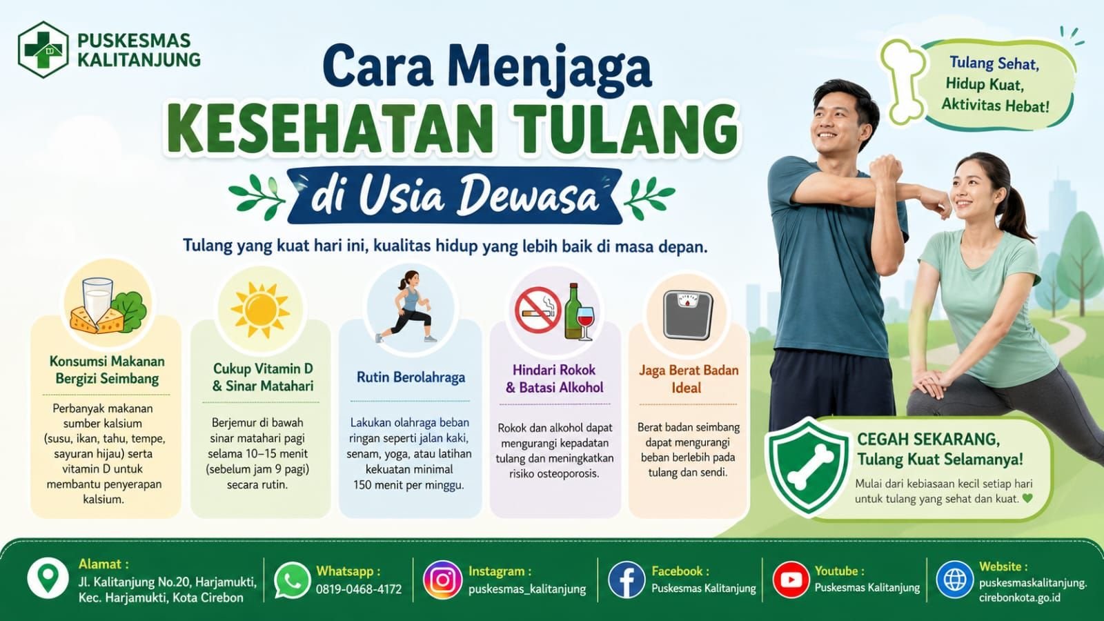 Cara Menjaga Kesehatan Tulang di Usia Dewasa
