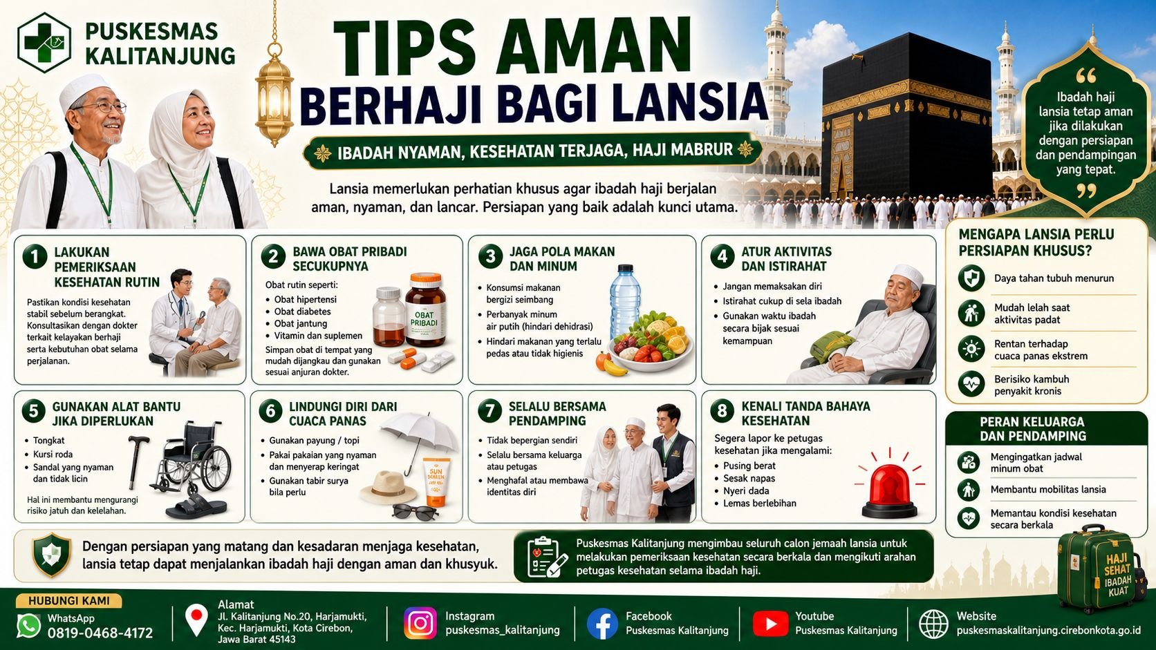 Tips Aman Berhaji bagi Lansia