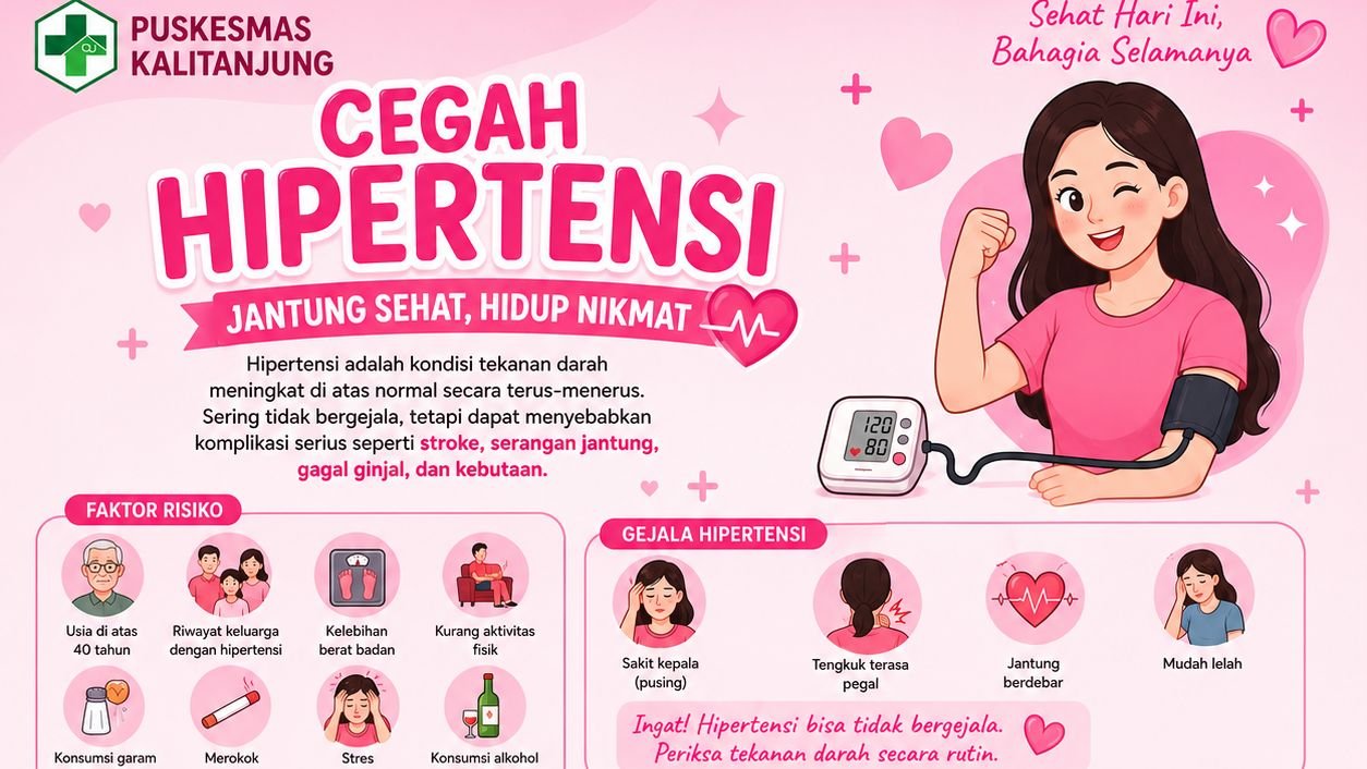 Cegah Hipertensi, Jantung Sehat Hidup Nikmat