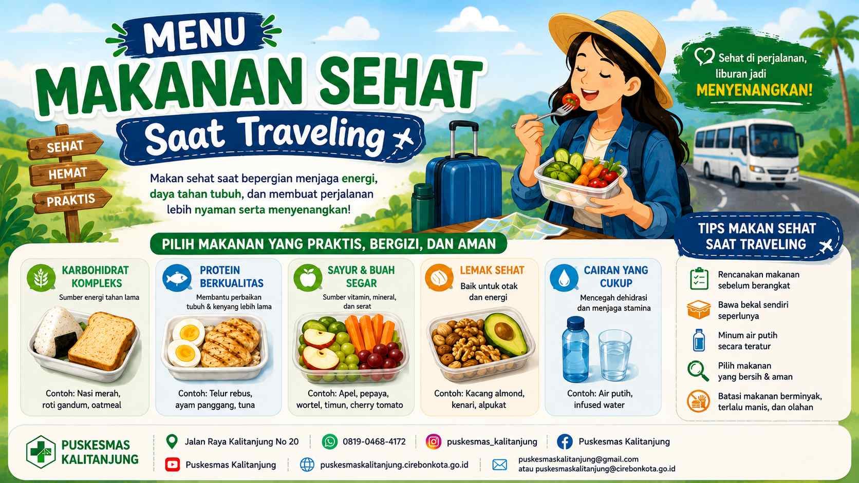 Menu Makanan Sehat Saat Traveling, Tetap Bugar dan Nyaman Selama Perjalanan