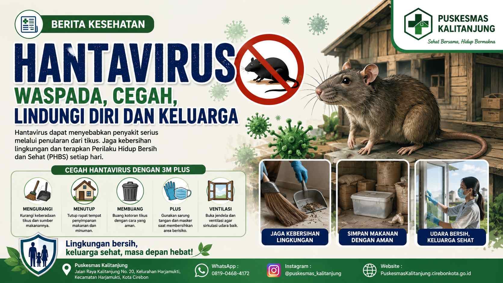 Waspada Hantavirus: Jaga Kebersihan Lingkungan untuk Lindungi Keluarga