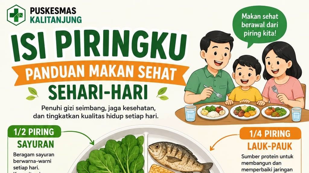 Isi Piringku: Panduan Makan Sehat Sehari-Hari untuk Hidup Lebih Berkualitas