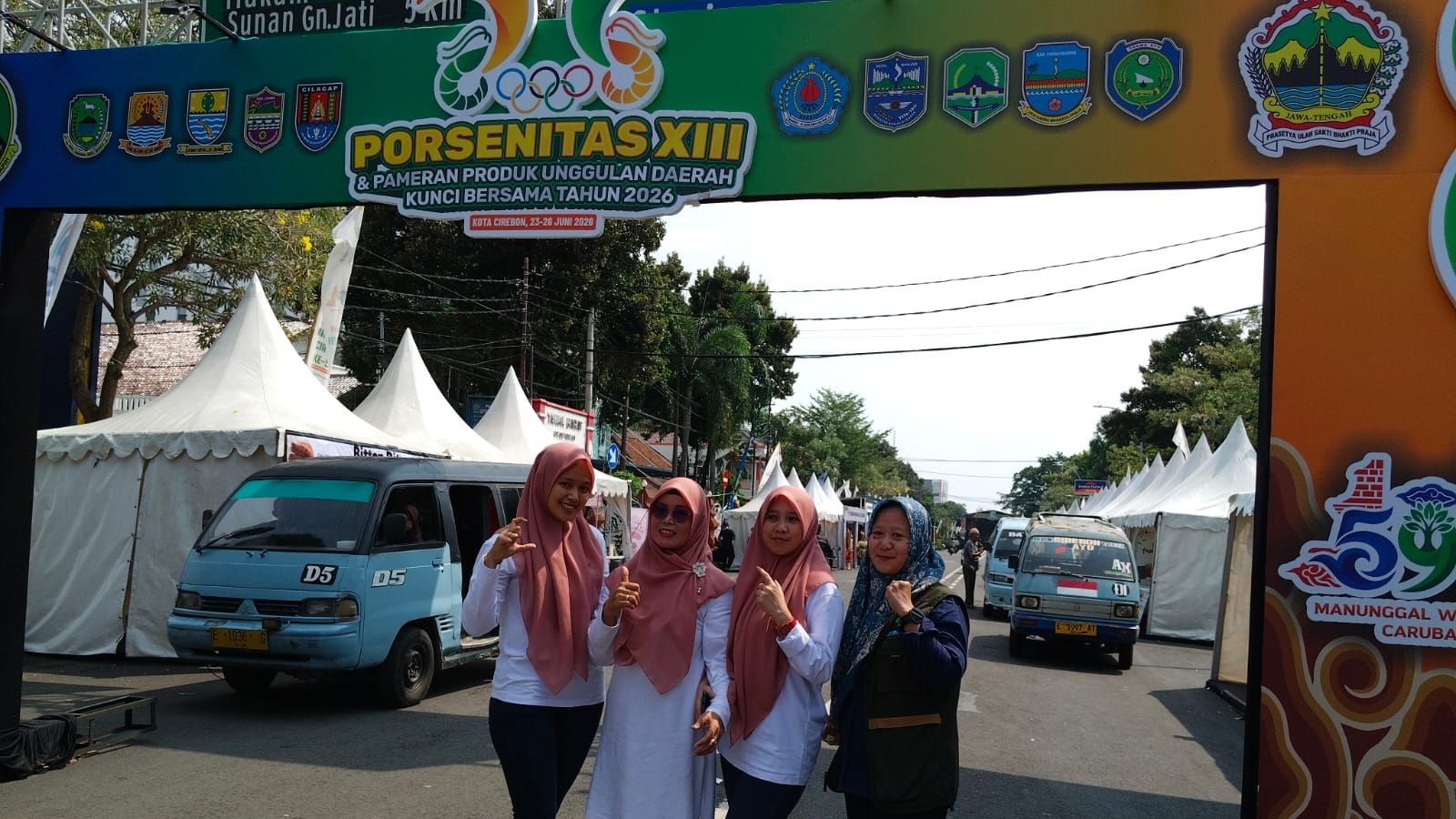 Puskesmas Kalitanjung Berpartisipasi dalam Kegiatan Pemeriksaan Kesehatan Gratis (PKG) Porsenitas XIII Tahun 2026