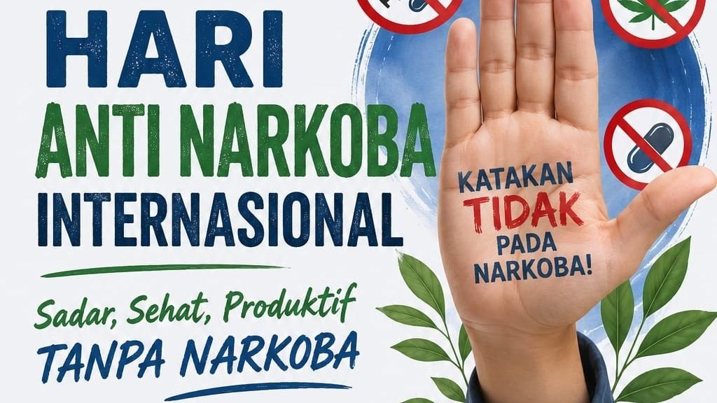 Hari Anti Narkoba Internasional 2026: Sadar, Sehat, Produktif Tanpa Narkoba