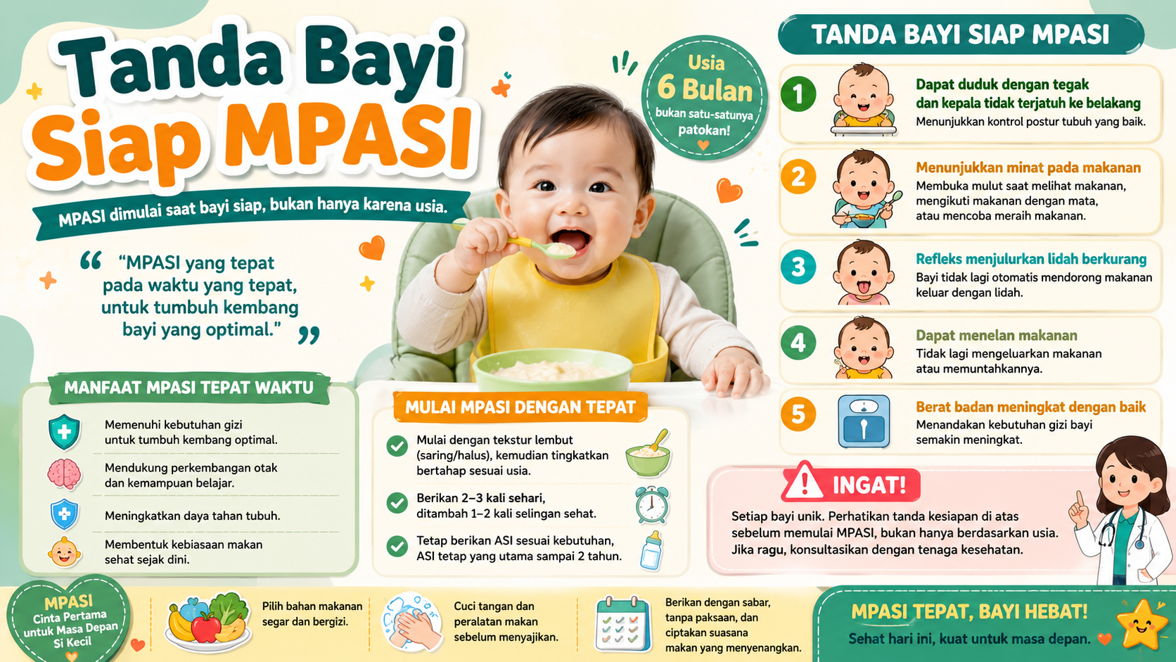 Tanda Bayi Siap MPASI: Kenali Sebelum Memberikan Makanan Pendamping ASI