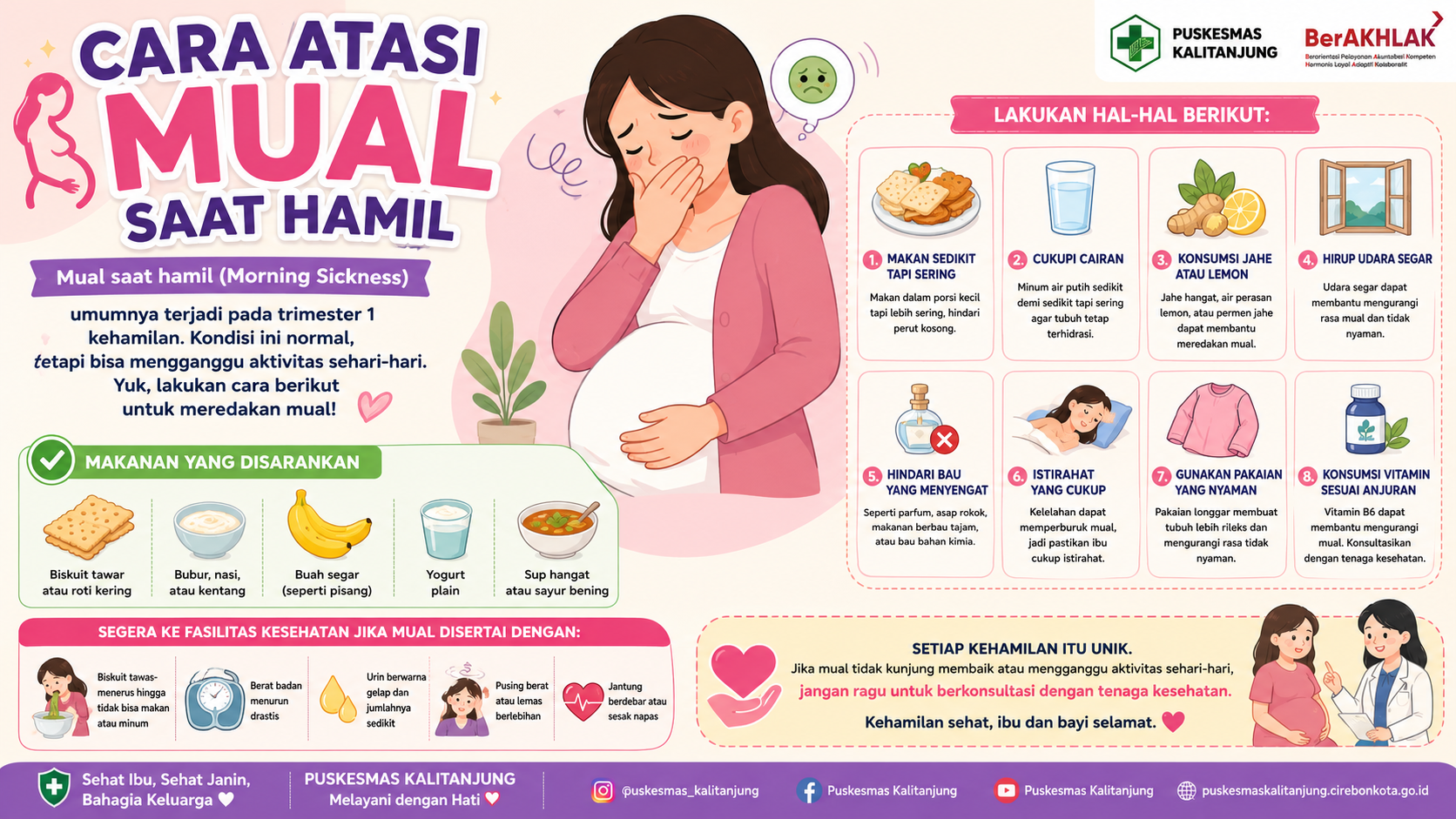 Cara Mengatasi Mual Saat Hamil, Agar Ibu Tetap Nyaman dan Sehat