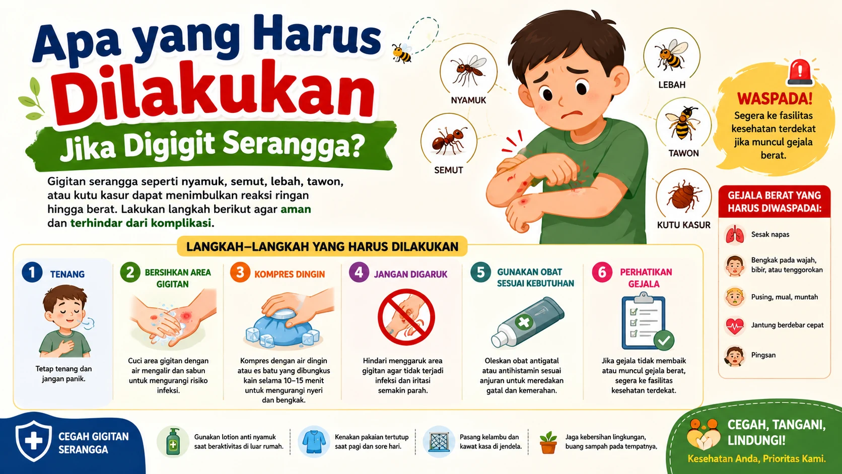 Apa yang Harus Dilakukan Jika Digigit Serangga