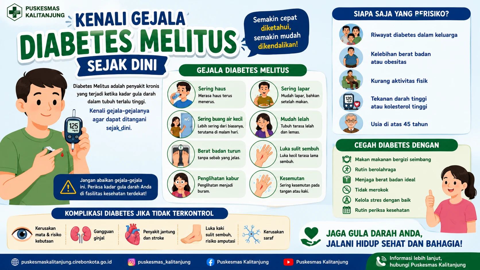 Kenali Gejala Diabetes Melitus Sejak Dini, Cegah Komplikasi yang Berbahaya