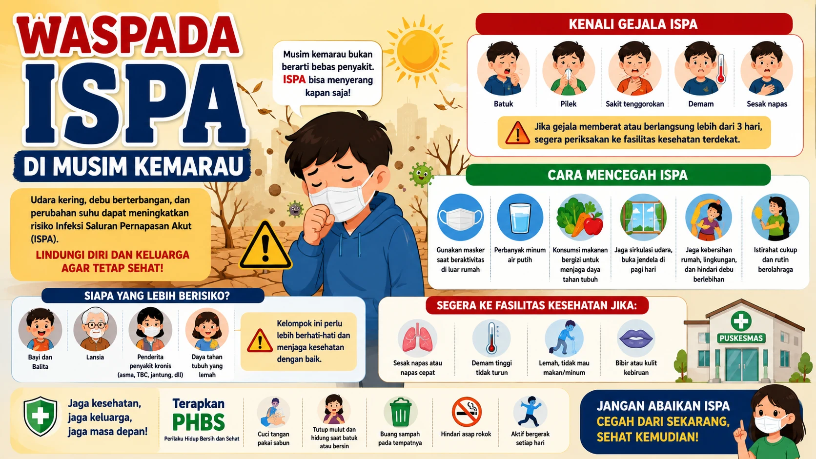 Waspada ISPA di Musim Kemarau