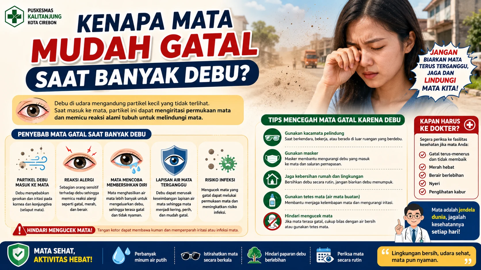Kenapa Mata Mudah Gatal Saat Banyak Debu