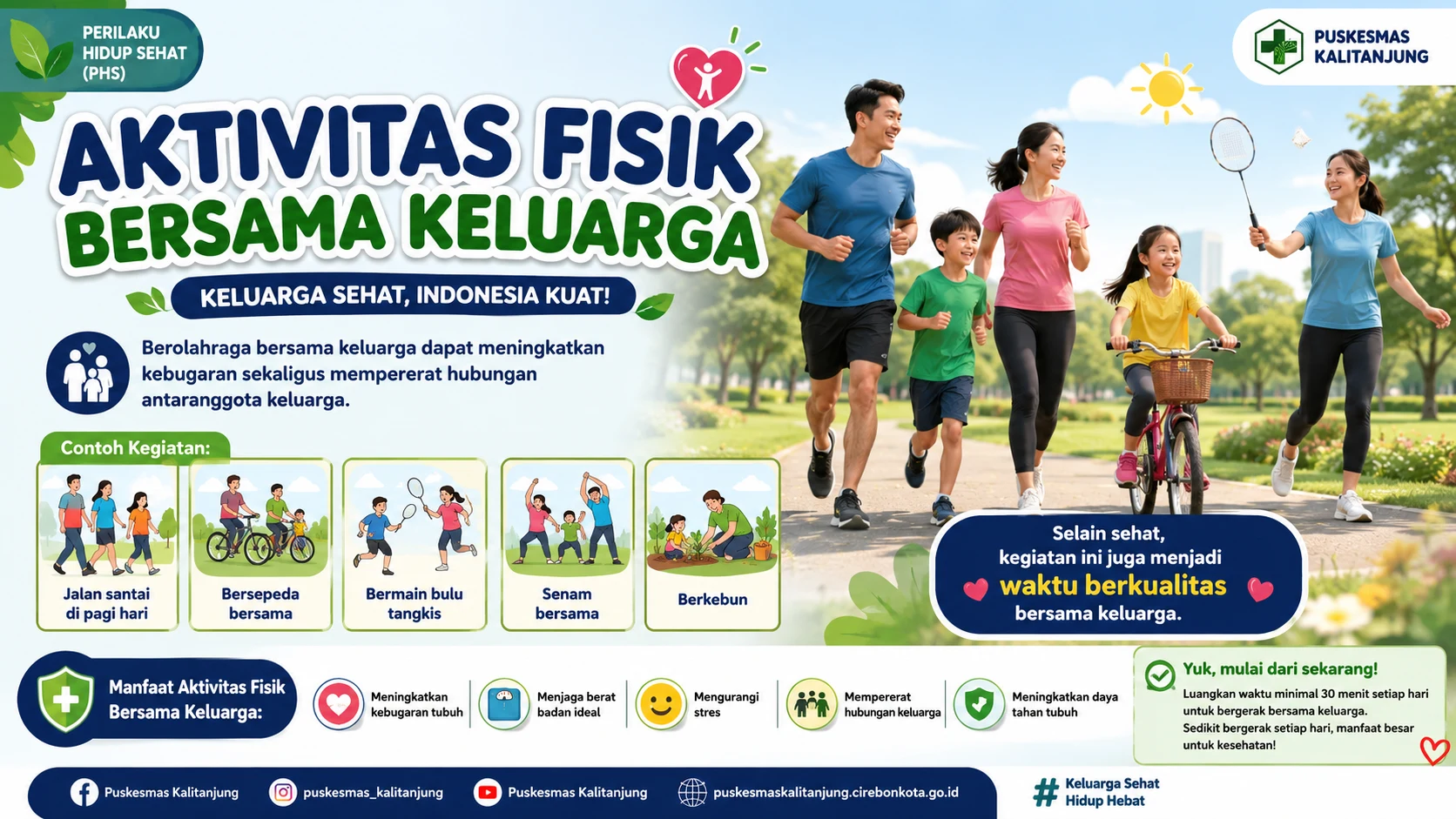 Aktivitas Fisik Bersama Keluarga: Cara Sederhana Menjaga Kesehatan dan Mempererat Kebersamaan
