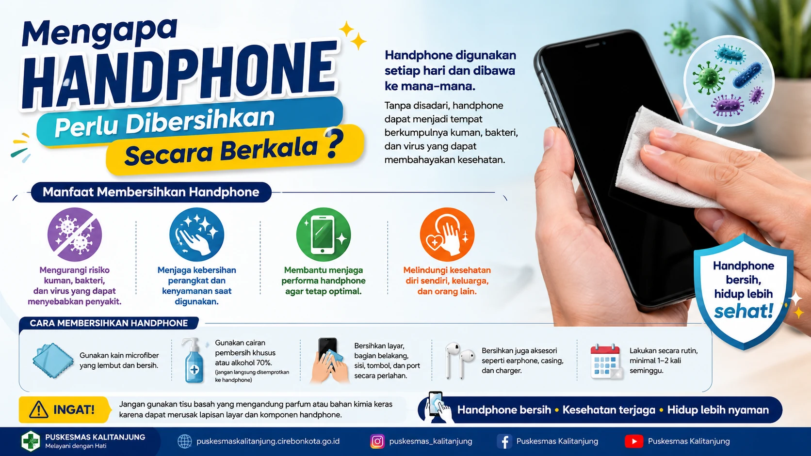 Mengapa Handphone Perlu Dibersihkan Secara Berkala