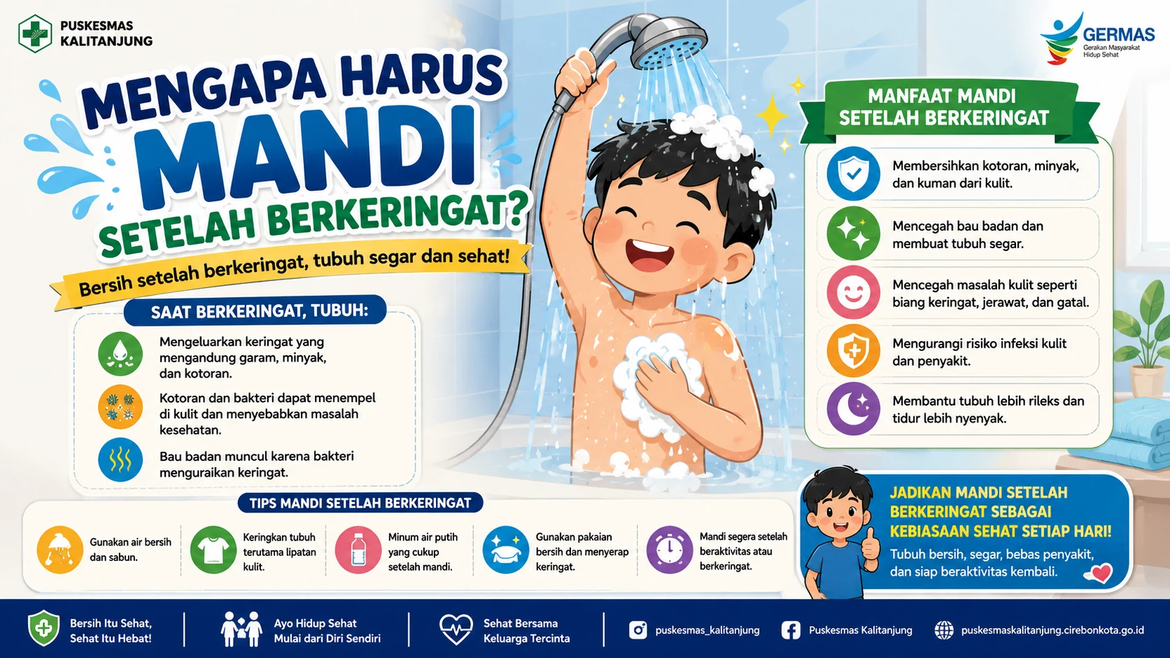 Mengapa Harus Mandi Setelah Berkeringat, Ini Manfaatnya bagi Kesehatan