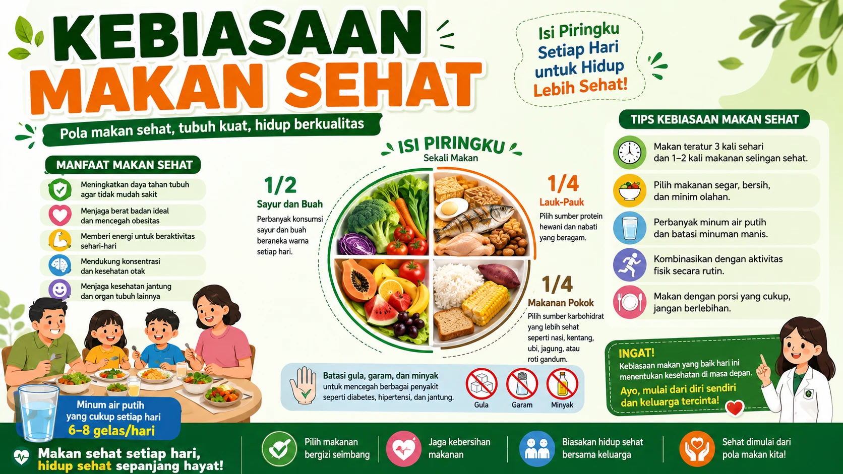 Kebiasaan Makan Sehat: Langkah Sederhana Menuju Tubuh yang Lebih Sehat