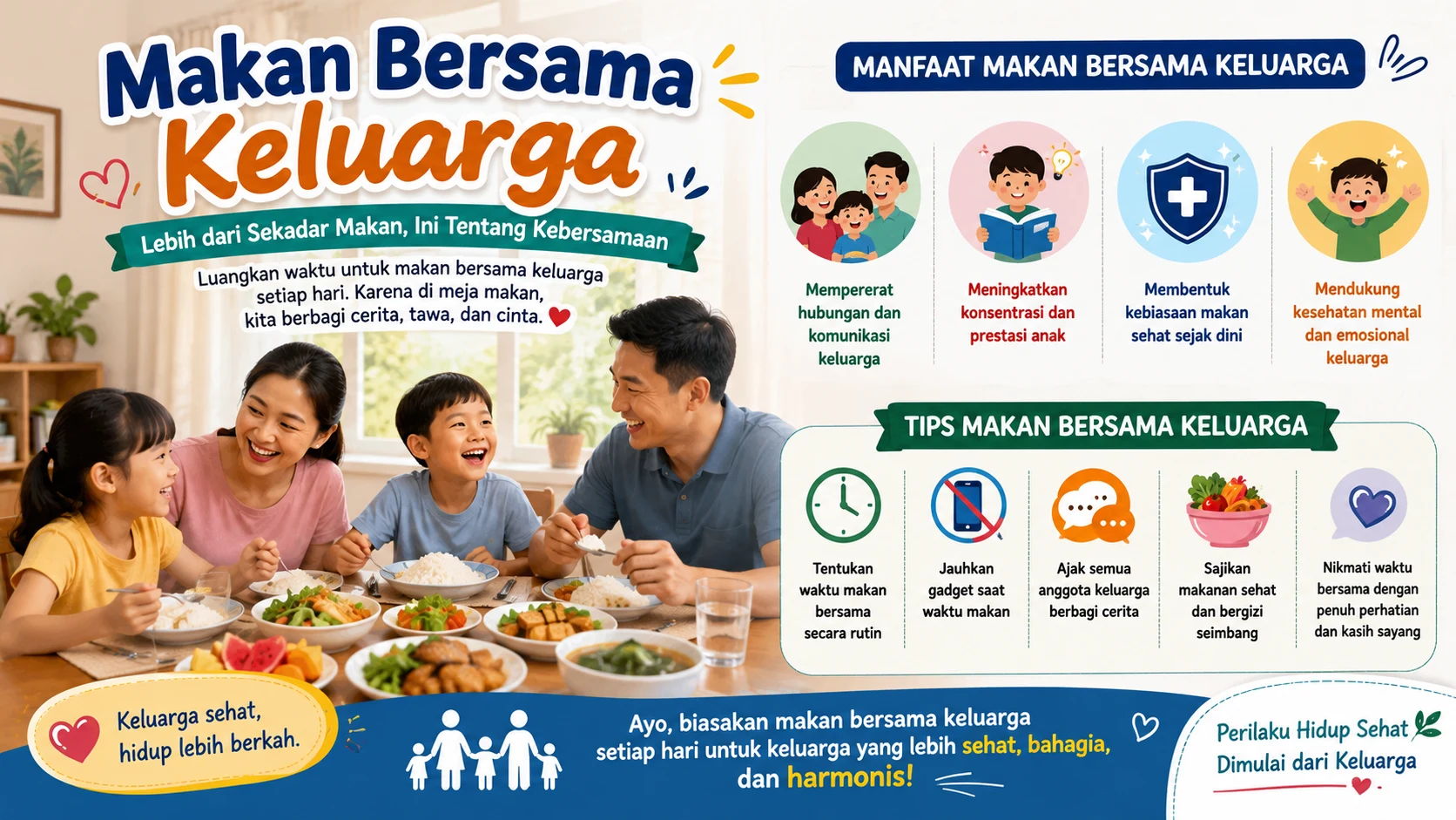 Makan Bersama Keluarga, Bangun Kebiasaan Sehat dan Hubungan yang Lebih Harmonis