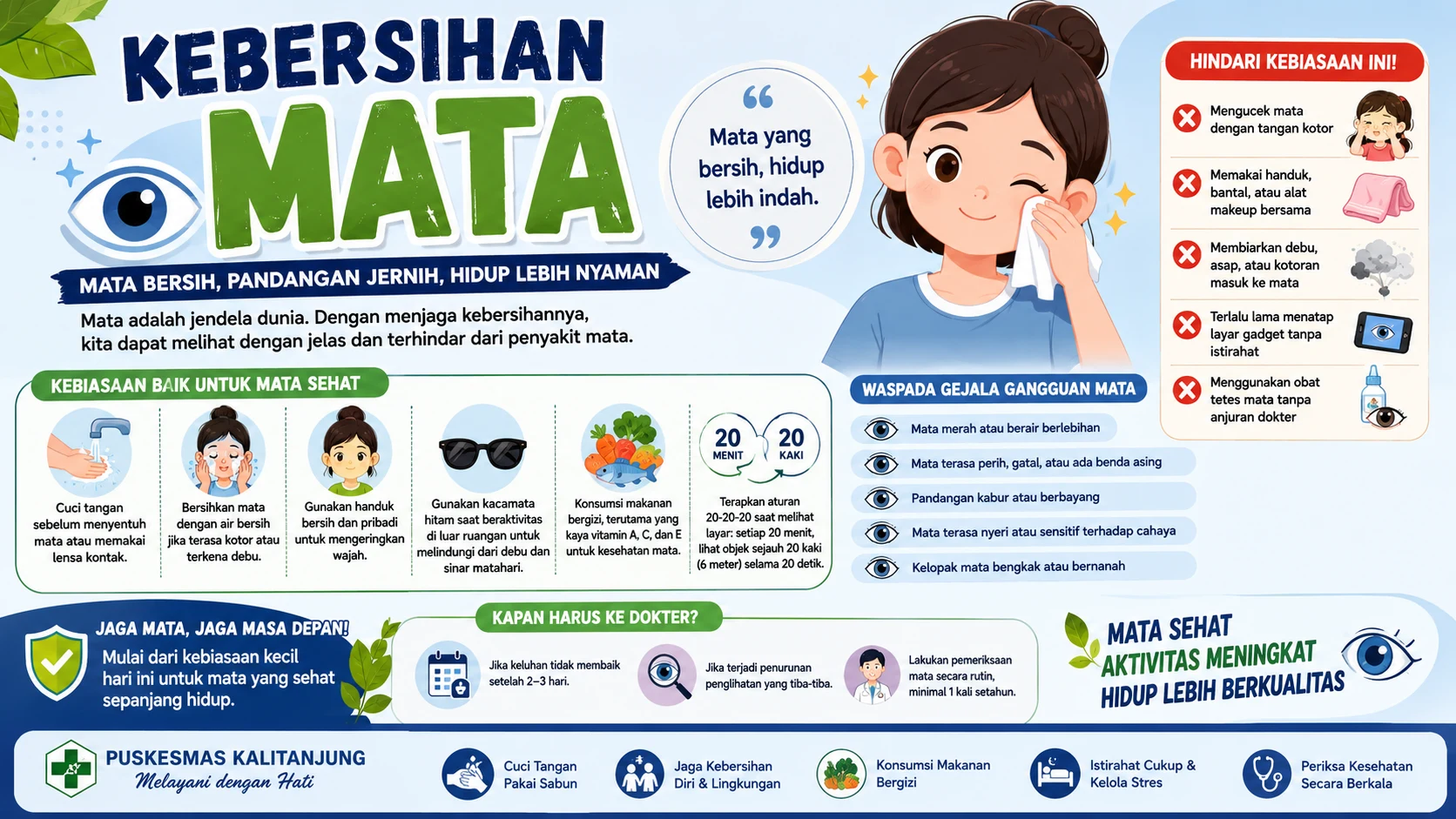 Kebersihan Mata: Langkah Sederhana Menjaga Penglihatan Tetap Sehat