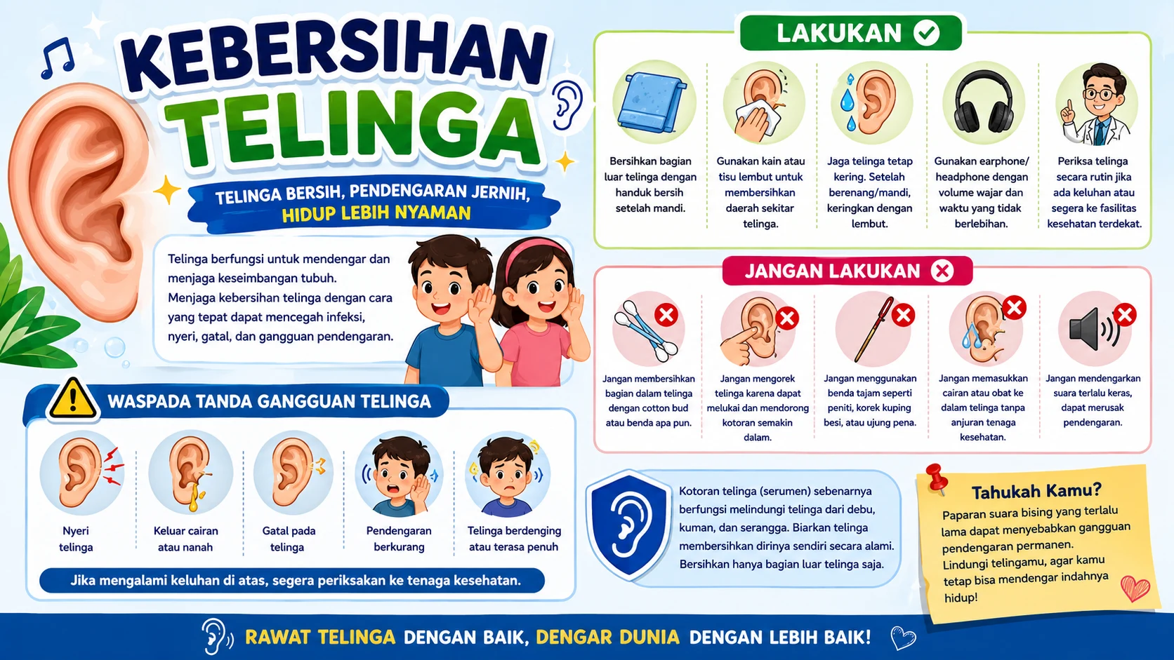 Kebersihan Telinga: Langkah Sederhana untuk Menjaga Pendengaran Tetap Sehat