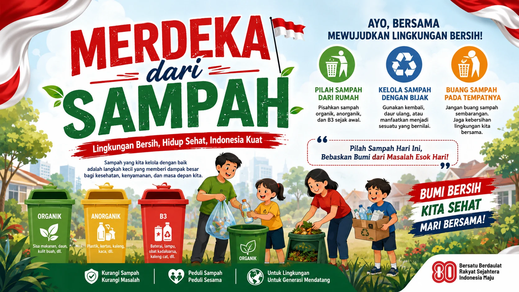 Merdeka dari Sampah: Wujudkan Lingkungan Bersih dan Sehat