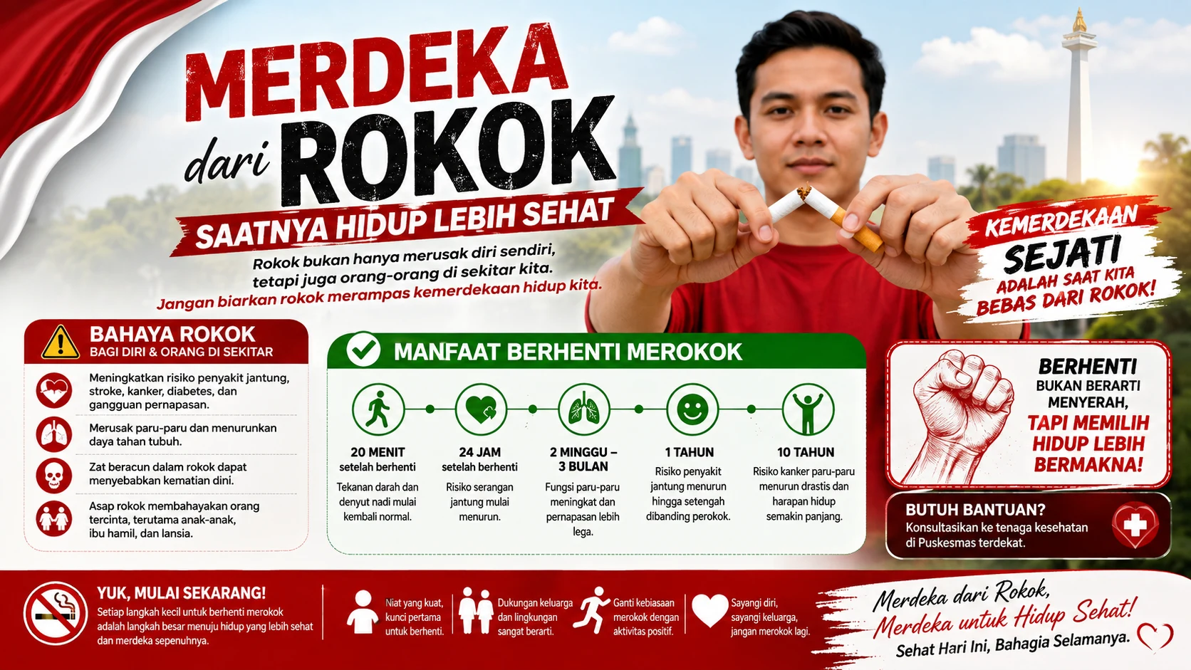 Merdeka dari Rokok: Saatnya Hidup Lebih Sehat