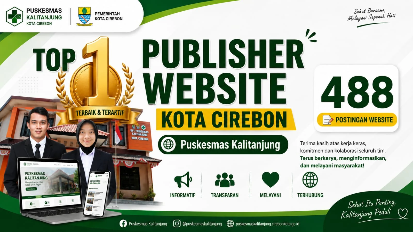 YUK, KENALAN DENGAN ADMIN WEBSITE PUSKESMAS KALITANJUNG