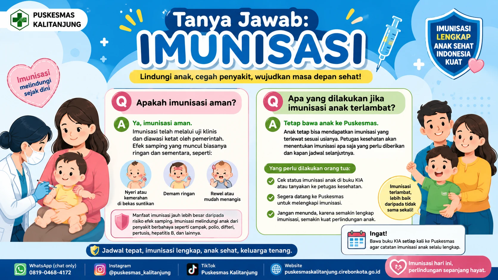 Tanya Jawab: Imunisasi