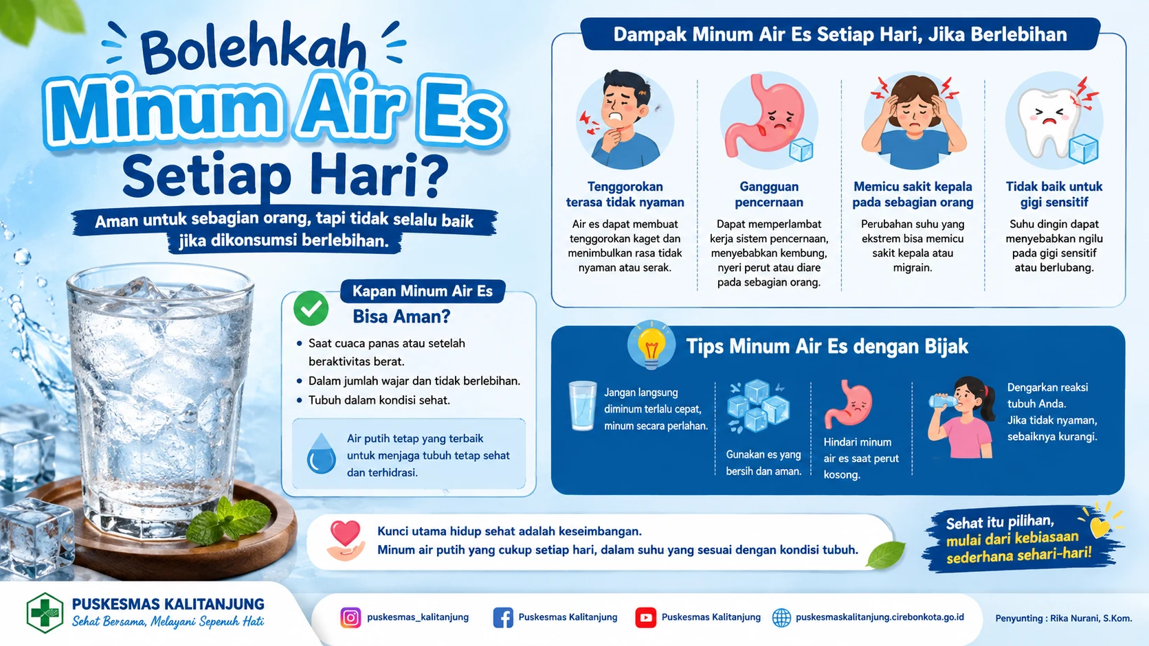 Bolehkah Minum Air Es Setiap Hari