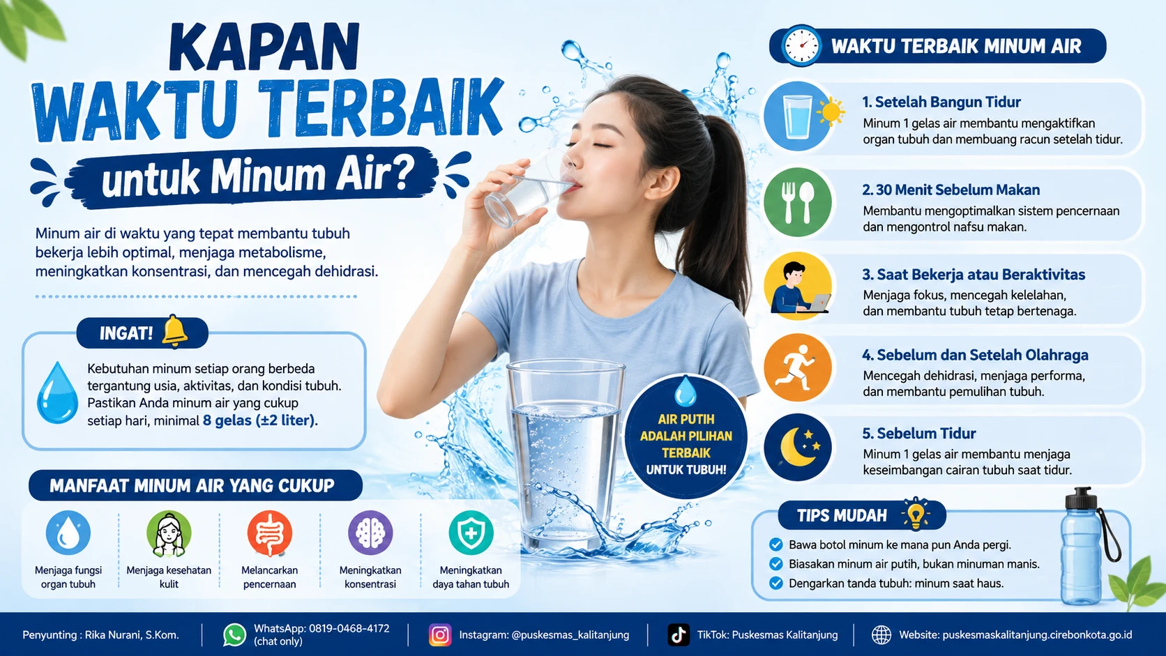 Kapan Waktu Terbaik untuk Minum Air