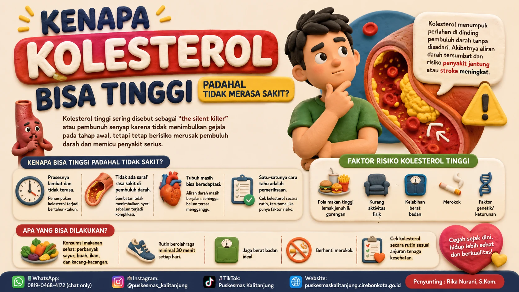 Kenapa Kolesterol Bisa Tinggi Padahal Tidak Merasa Sakit