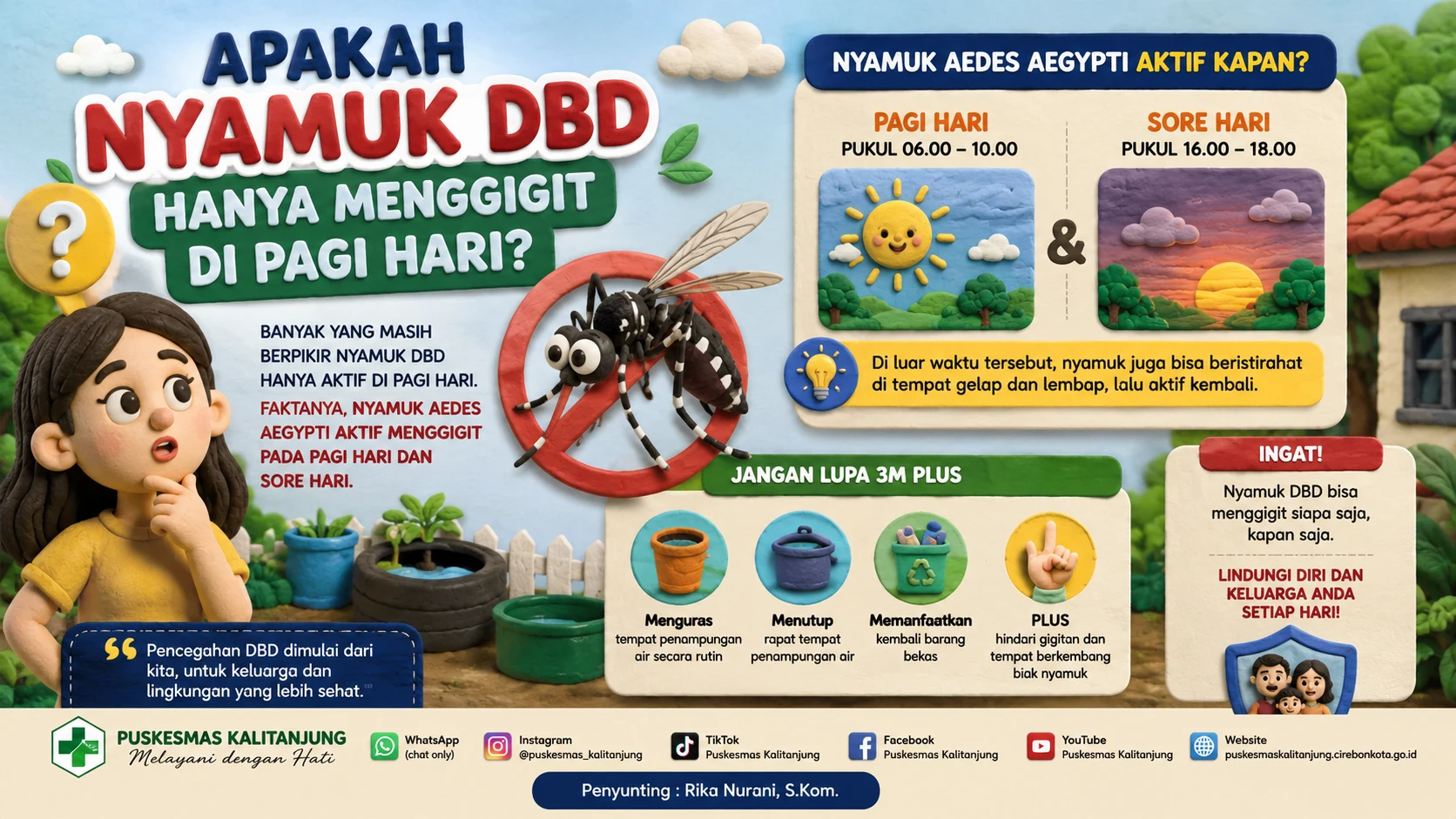 Apakah Nyamuk DBD Hanya Menggigit di Pagi Hari