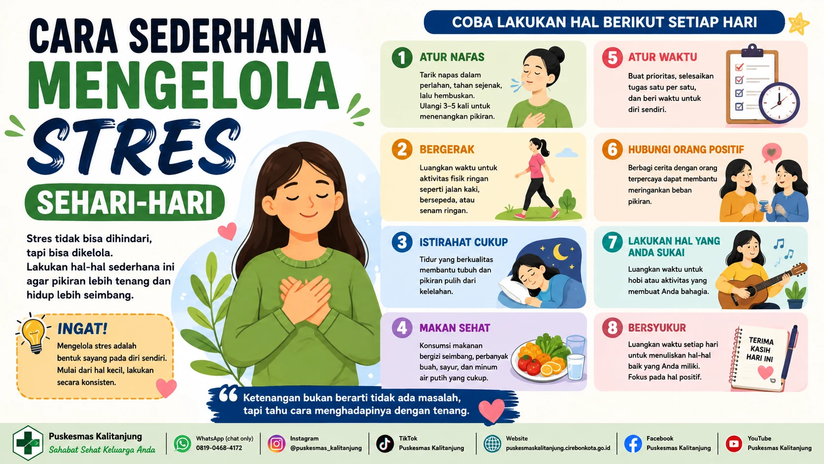 Cara Sederhana Mengelola Stres Sehari-hari
