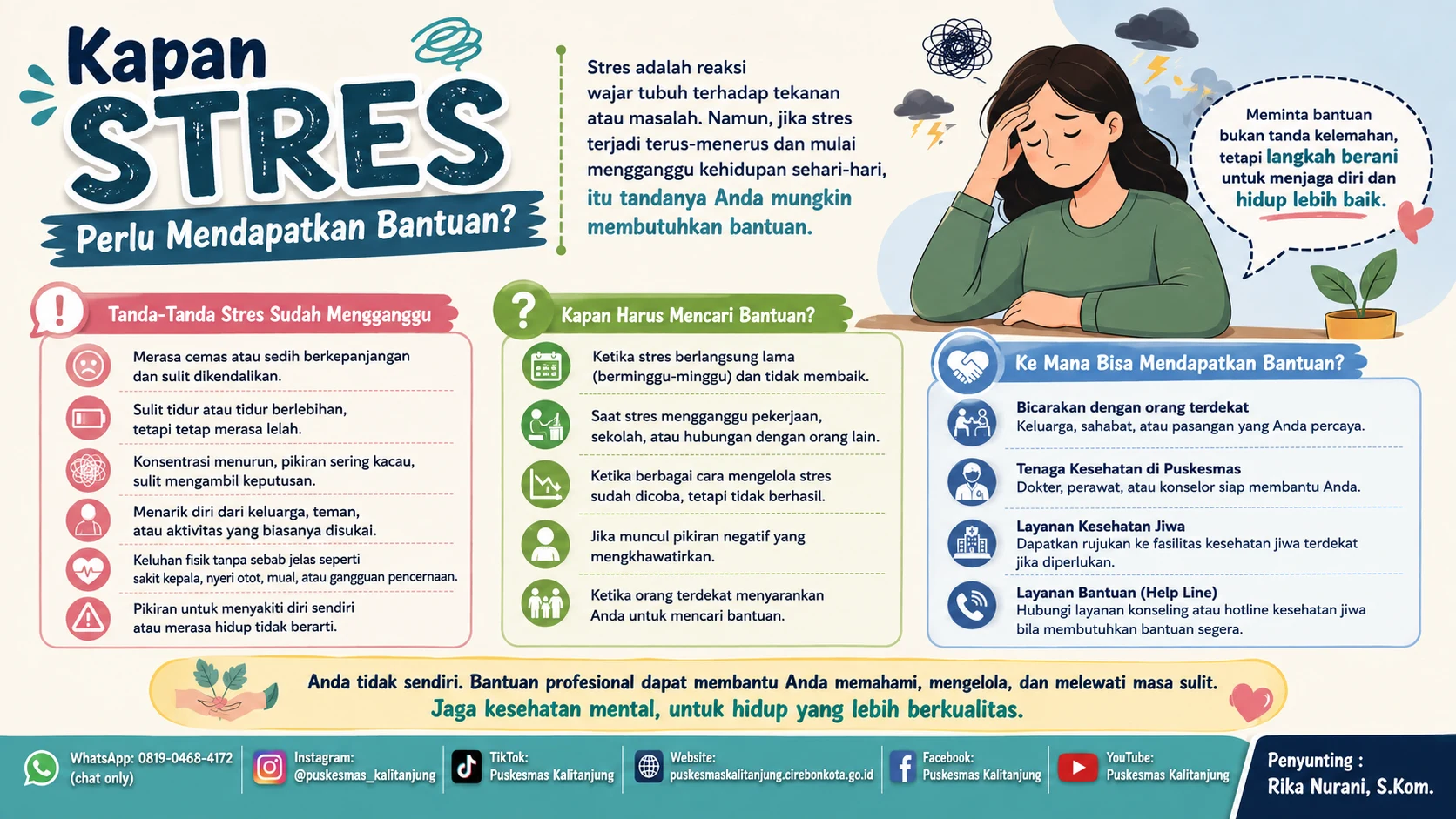 Kapan Stres Perlu Mendapatkan Bantuan