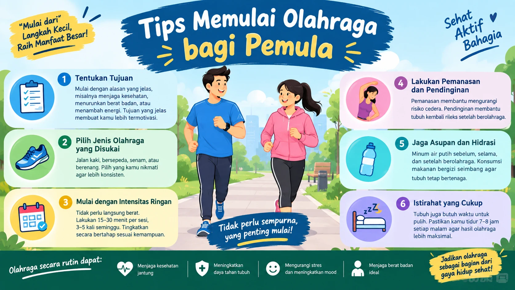 Tips Memulai Olahraga bagi Pemula